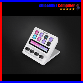 Elgato Stream Deck + White - 8-Key 4-Dial LCD Controller [10GBD9911] 